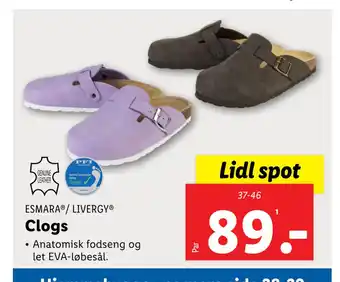 Lidl Clogs tilbud