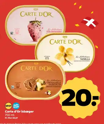 Netto Carte d'Or isbæger tilbud