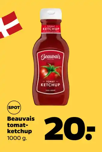Netto Beauvais tomatketchup tilbud