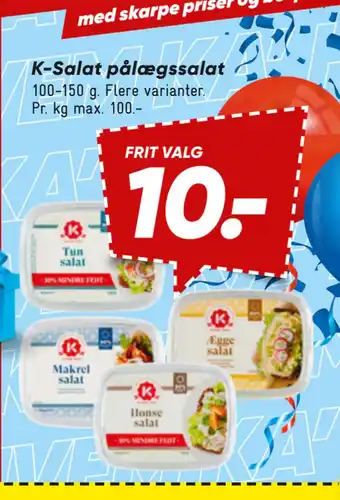 Bilka K-Salat pålægssalat tilbud