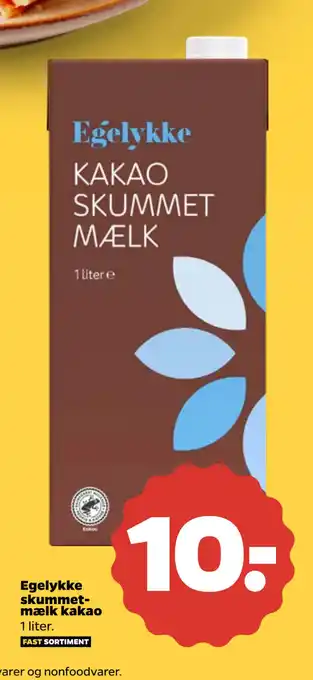 Netto Egelykke skummetmælk kakao tilbud