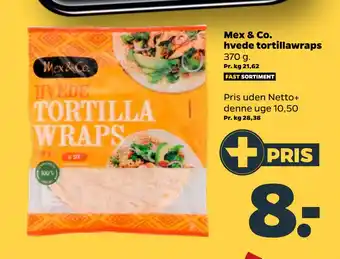 Netto Mex & Co. hvede tortillawraps tilbud