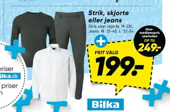 Bilka Strik, skjorte eller jeans tilbud