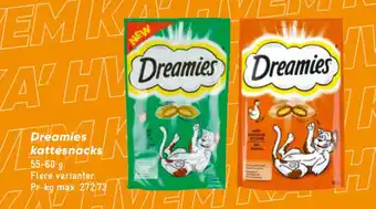 Bilka Dreamies kattesnacks tilbud