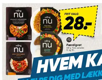 Bilka Færdigret tilbud