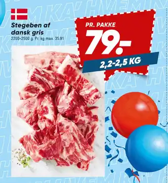 Bilka Stegeben af dansk gris tilbud