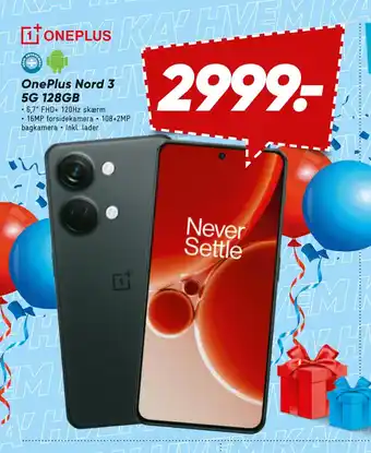 Bilka OnePlus Nord 3 5G 128GB tilbud