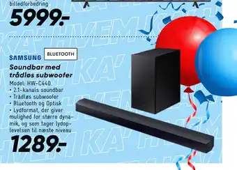 Bilka Soundbar med trådløs subwoofer tilbud