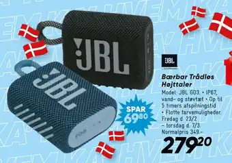 Bilka Bærbar Trådløs Højttaler tilbud