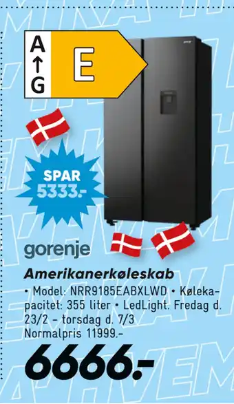Bilka Amerikanerkøleskab tilbud