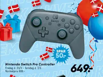 Bilka Nintendo Switch Pro Controller tilbud