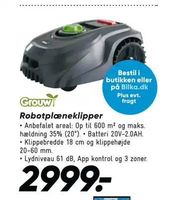 Bilka Robotplæneklipper tilbud