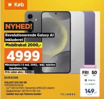 Power GALAXY S24 128 GB SMS921BZKDEUB tilbud