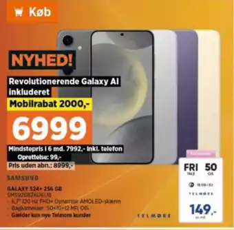 Power GALAXY S24+ 256 GB SMS926BZKDEUB tilbud