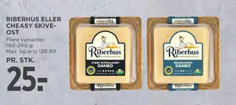 MENY RIBERHUS ELLER CHEASY SKIVEOST tilbud