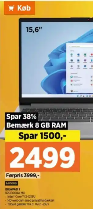 Power IDEAPAD 1 tilbud