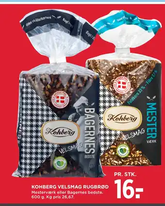 MENY KOHBERG VELSMAG RUGBRØD tilbud