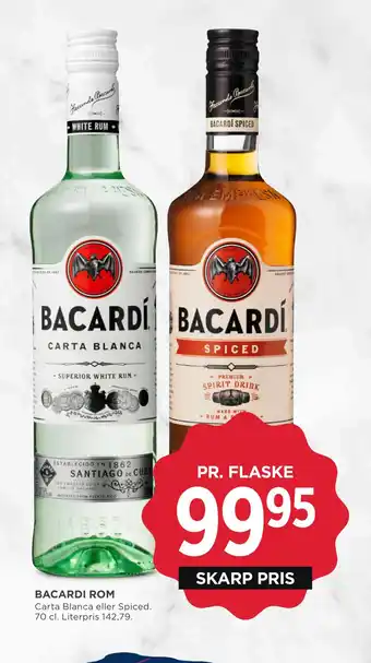 MENY BACARDI ROM tilbud