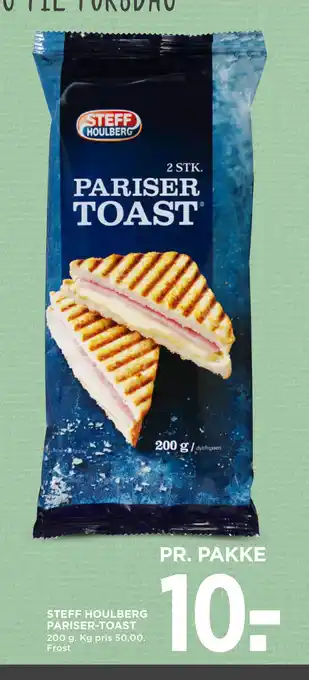 MENY STEFF HOULBERG PARISER-TOAST tilbud