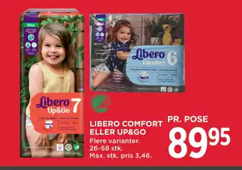 MENY LIBERO COMFORT ELLER UP&GO tilbud