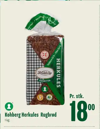 Min Købmand Kohberg Herkules Rugbrød tilbud