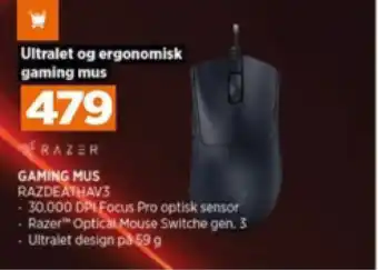 Power GAMING MUS RAZDEATHAVS tilbud