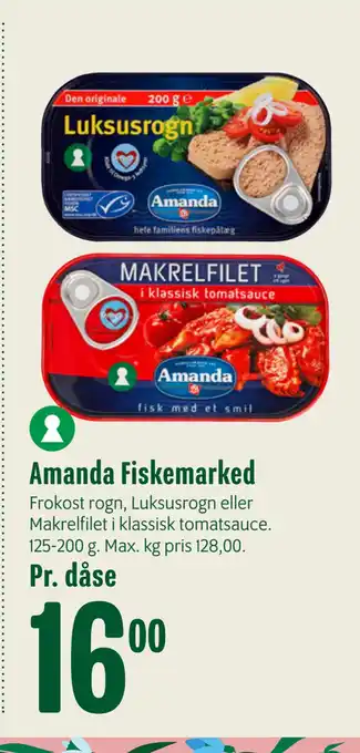 Min Købmand Amanda Fiskemarked tilbud
