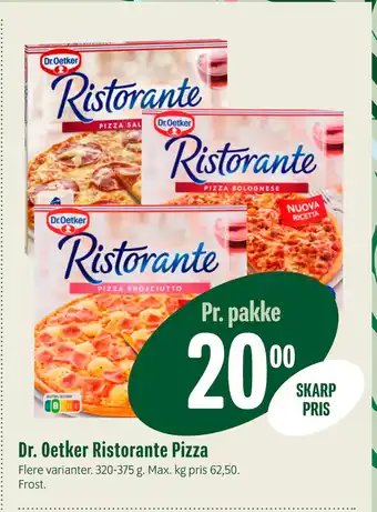 Min Købmand Dr. Oetker Ristorante Pizza tilbud