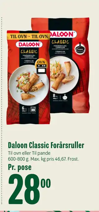 Min Købmand Daloon Classic Forårsruller tilbud