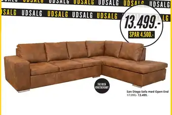 My Home San Diego Sofa med Open End tilbud