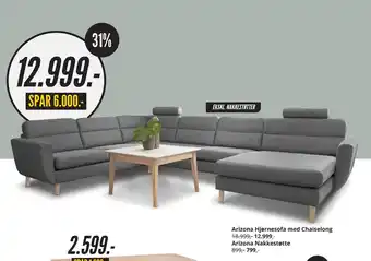My Home Arizona Hjørnesofa med Chaiselong tilbud