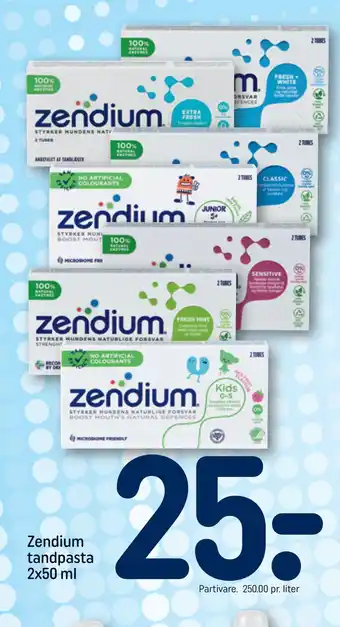 Zendium tandpasta 2x50 ml