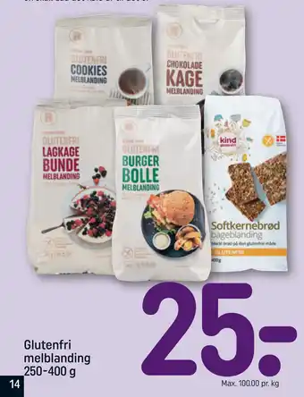 REMA 1000 Glutenfri melblanding 250-400 g tilbud