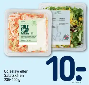 REMA 1000 Coleslaw eller Salatskålen 235-400 g tilbud