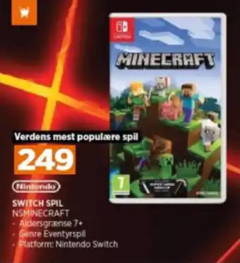 Power SWITCH SPIL NSMINECRAFT tilbud