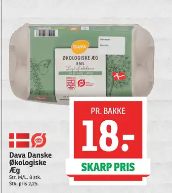 SPAR Dava Danske Økologiske Æg tilbud