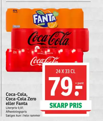 SPAR Coca-Cola, Coca-Cola Zero eller Fanta tilbud