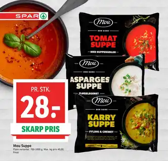 SPAR Mou Suppe tilbud