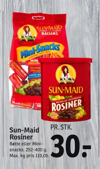 SPAR Sun-Maid Rosiner tilbud