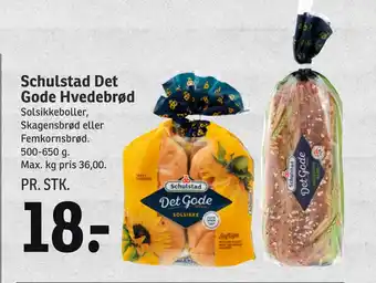SPAR Schulstad Det Gode Hvedebrød tilbud