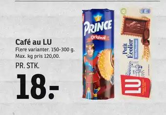 SPAR Café au LU tilbud