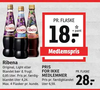 SPAR Ribena tilbud