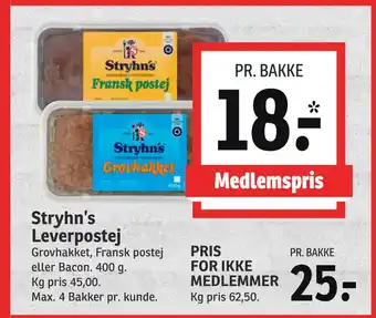 SPAR Stryhn’s Leverpostej tilbud