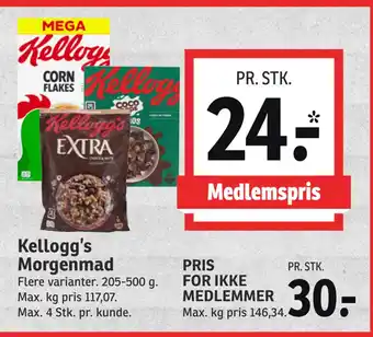 SPAR Kellogg’s Morgenmad tilbud