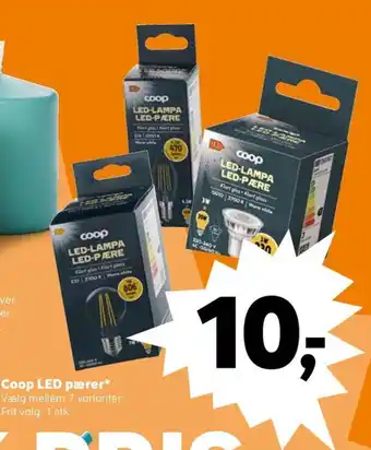 Coop.dk Coop LED pærer tilbud