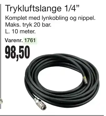 Harald Nyborg Trykluftslange 1/4” tilbud