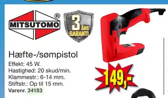Harald Nyborg Hæfte-/sømpistol tilbud