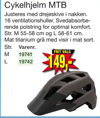 Harald Nyborg Cykelhjelm MTB tilbud