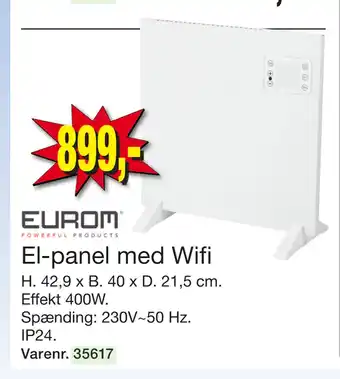 Harald Nyborg El-panel med Wifi tilbud