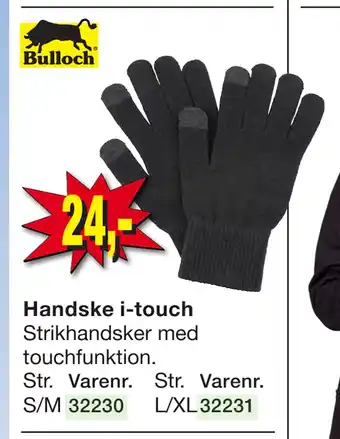 Harald Nyborg Handske i-touch tilbud